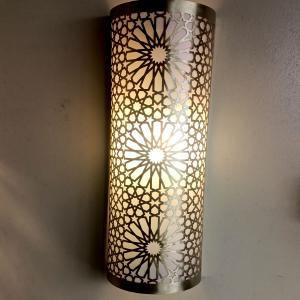 Copper wall mounted lamp for indoor and outdoor decoration