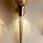 Copper wall torch
