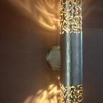 "Wall-mounted copper lamp for indoor and outdoor decoration"