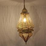 A pure brass chandelier for indoor and outdoor decoration.