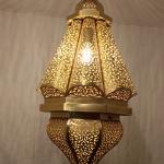 A pure brass chandelier for indoor and outdoor decoration.