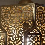 Traditional copper pendant light