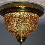 Copper ceiling lamp