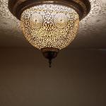 Copper ceiling lamp