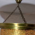 Brass decorated trey