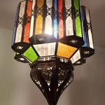 colored copper roof lamp