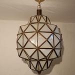 roof copper lamp with white glass