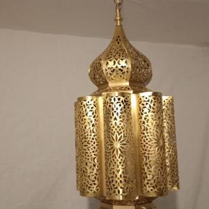 traditional copper moroccan roof lamp