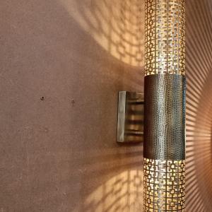 traditional copper wall moroccan lamp