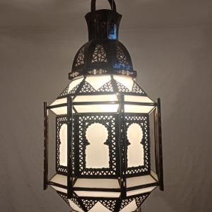 traditional black metal roof lamp