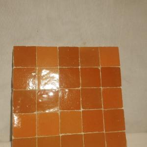 orange moroccan zallije in square meters "m2"