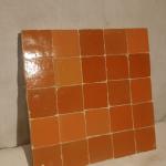 orange moroccan zallije in square meters "m2"